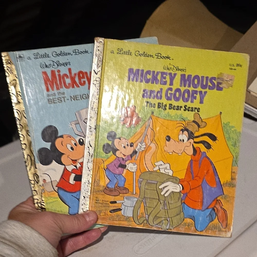 Disney Mickey Mouse and Goofy Kids Learning Book - Yellow